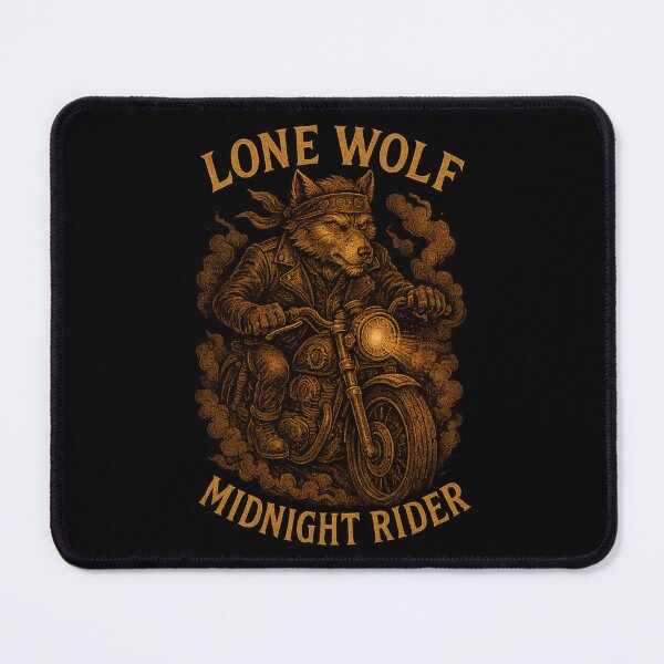 Item preview, Vintage Lone Wolf Biker Art designed and sold by SholoStudio.