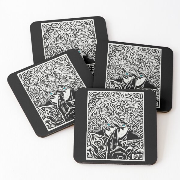 Item preview, Gojo Blanco y Negro designed and sold by MadShroomPrints.
