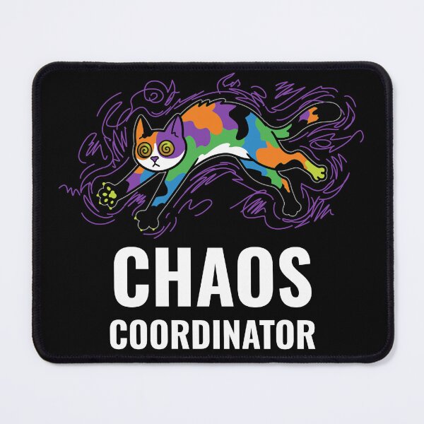 Item preview, Chaos Coordinator Jumping Calico Cat - Funny Messy Kitty designed and sold by AdriqnArt.