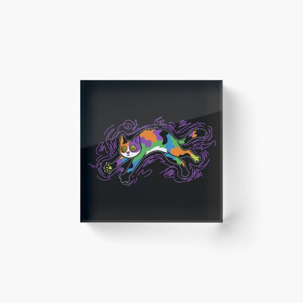 Item preview, Chaos Coordinator Jumping Calico Cat - Funny Messy Kitty designed and sold by AdriqnArt.