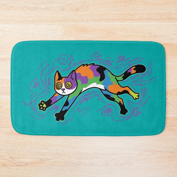 Item preview, Chaos Coordinator Jumping Calico Cat - Funny Messy Kitty designed and sold by AdriqnArt.