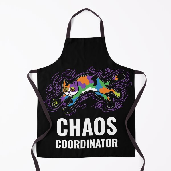 Item preview, Chaos Coordinator Jumping Calico Cat - Funny Messy Kitty designed and sold by AdriqnArt.