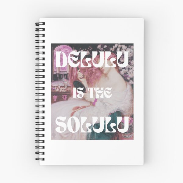 Item preview, delulu is the solulu // vintage art aesthetic designed and sold by zlivy.
