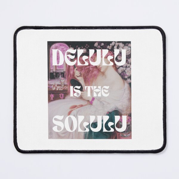 Item preview, delulu is the solulu // vintage art aesthetic designed and sold by zlivy.