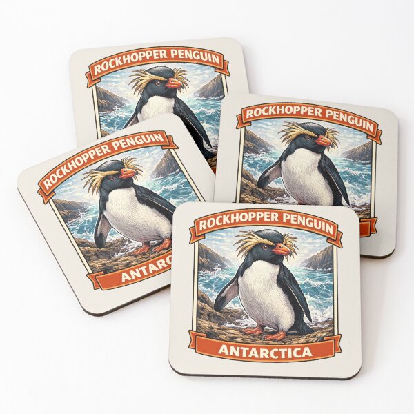 Item preview, Rockhopper Penguin - Antarctica Wildlife designed and sold by Myra365Art.