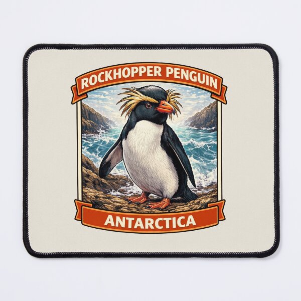 Item preview, Rockhopper Penguin - Antarctica Wildlife designed and sold by Myra365Art.