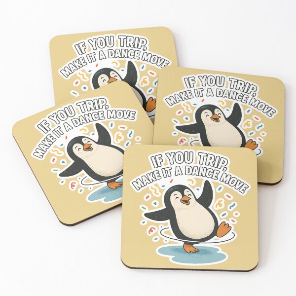 Item preview, Slip Into Joy: Dancing Penguin on Ice designed and sold by ChirpInc.