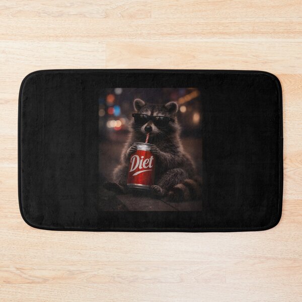 Item preview, Raccoon Drinking Diet Soda designed and sold by JODYSMORGAN.