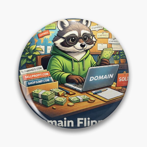 Artikelvorschau, Website verkauft Raccoon Domain Flipper entworfen und verkauft von JanChryzostom.