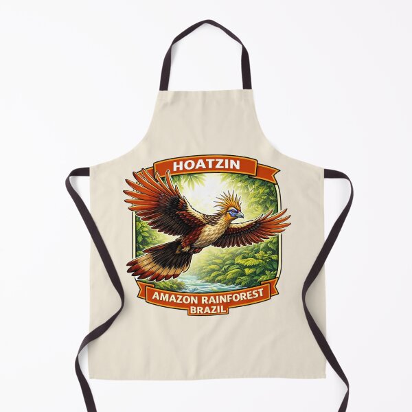 Item preview, Hoatzin - Amazon Rainforest Brazil Tropical Bird Wildlife designed and sold by Myra365Art.