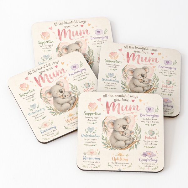 Item preview, Mother’s Day Koala Mum | The Ways She Loves designed and sold by inspired-works.