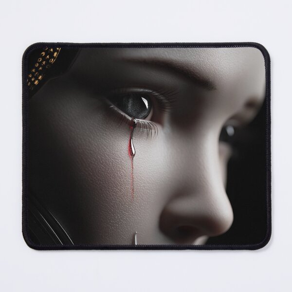 Item preview, Cyberpunk Cyborg Woman Portrait Futuristic Sci Fi designed and sold by cyberartmaker.