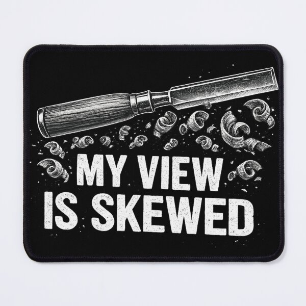 Item preview, Funny Woodturner Quote My View Is Skewed designed and sold by MasticGraphic.