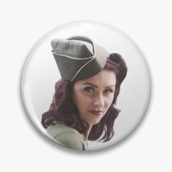 Item preview, Retro Pin-Up Military Woman in Olive Uniform designed and sold by Hotgirldeel.
