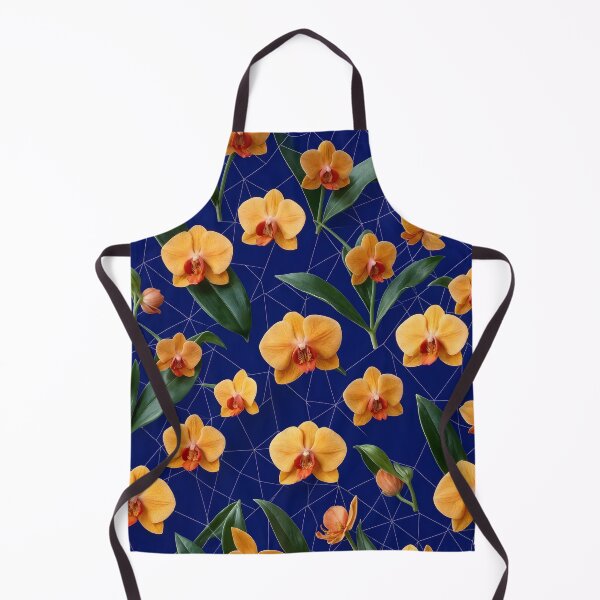 Item preview, Vibrant Vanilla Blooms on Navy Blue designed and sold by Thalassora.