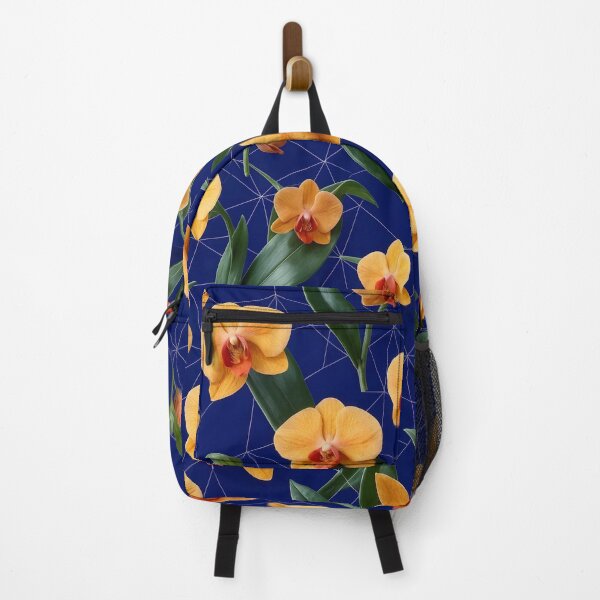 Item preview, Vibrant Vanilla Blooms on Navy Blue designed and sold by Thalassora.