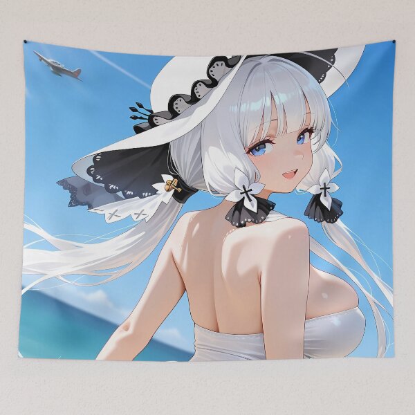Item preview, Illustrious Azur Lane Ocean Breeze With Airplane Sky designed and sold by Tokyonomad.