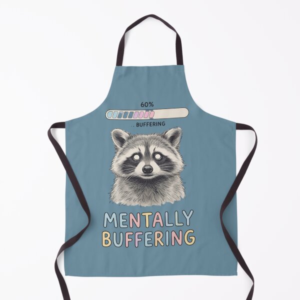 Item preview, Mentally Buffering Raccoon Shirt – Funny Relatable Meme designed and sold by ZyxDes.