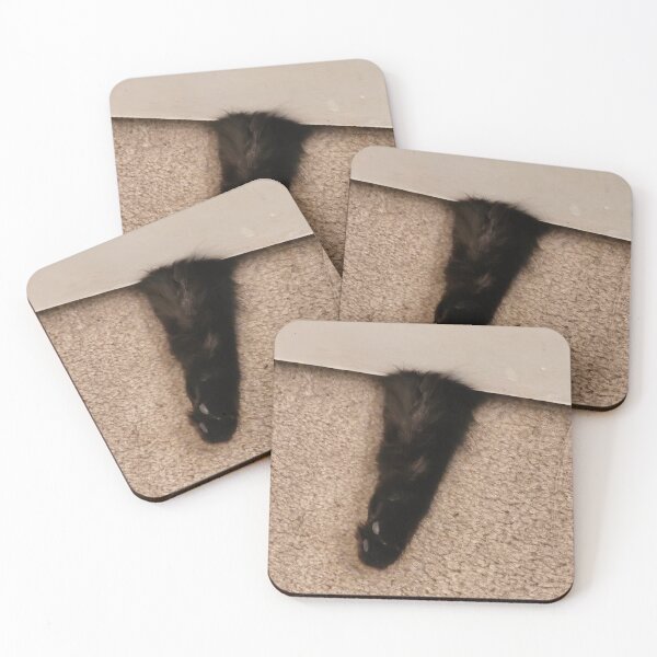 Item preview, Lemme Help You With That – Funny Cat Paw Under the Door Photography designed and sold by heyitsmeraya.