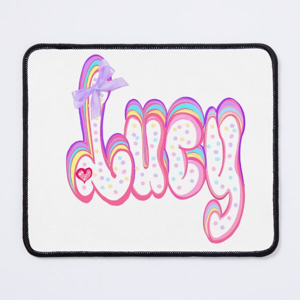 Item preview, Lucy Name with purple bow - Top 10 Best Personalized gift for girls and women named Lucy designed and sold by Artonmytee.