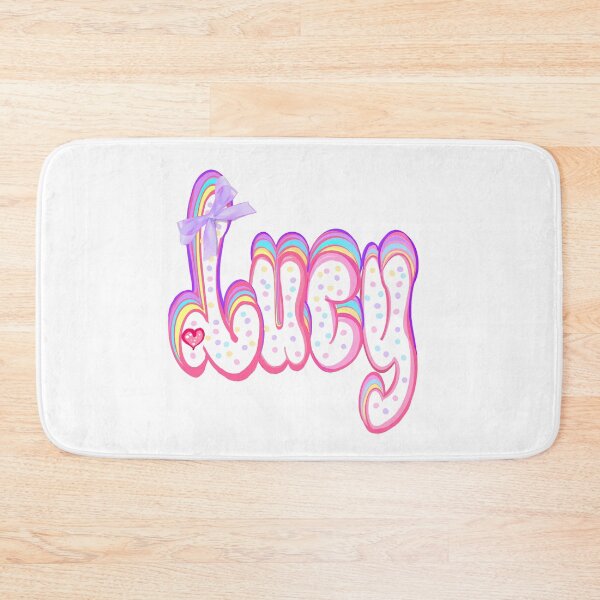 Item preview, Lucy Name with purple bow - Top 10 Best Personalized gift for girls and women named Lucy designed and sold by Artonmytee.