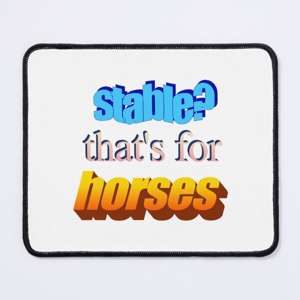 Item preview, stable that's for horses Wordart designed and sold by WorddArtt.