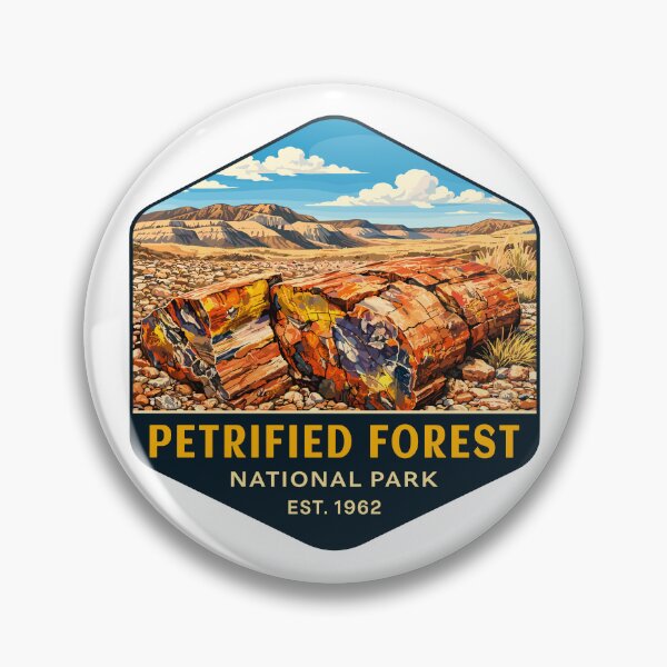 Item preview, Petrified Forest National Park Arizona Retro Design designed and sold by Gideon Emmerich.
