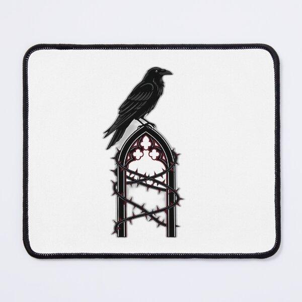 Item preview, Raven Thorn Arch Emblem designed and sold by IllumeInk.