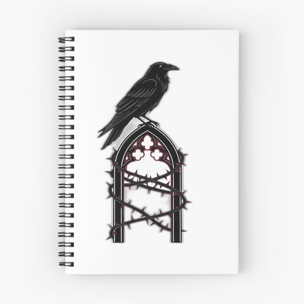 Item preview, Raven Thorn Arch Emblem designed and sold by IllumeInk.