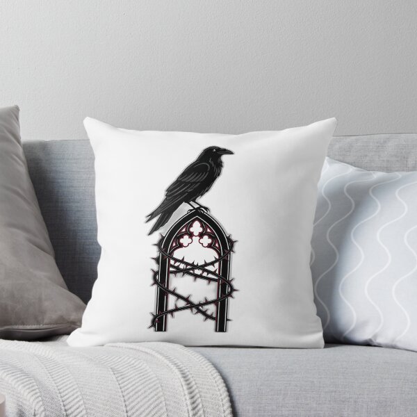 Item preview, Raven Thorn Arch Emblem designed and sold by IllumeInk.