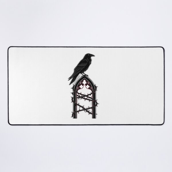 Item preview, Raven Thorn Arch Emblem designed and sold by IllumeInk.