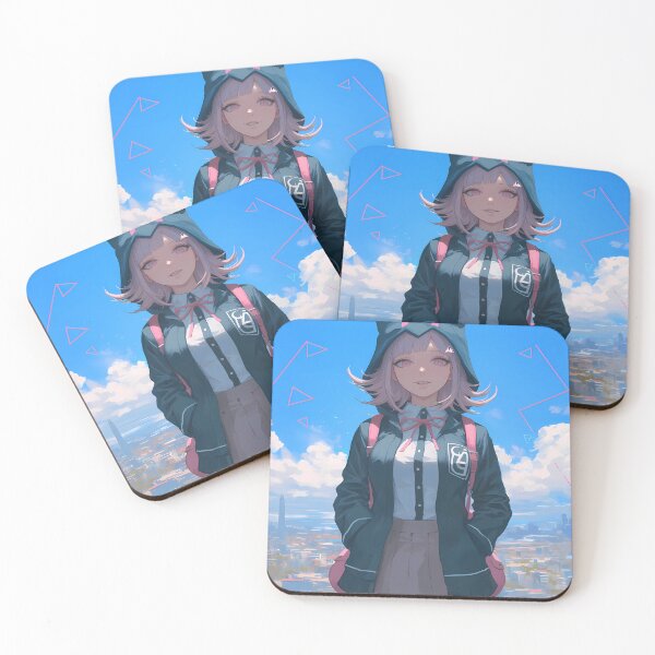 Item preview, Chiaki Nanami Danganronpa Cozy Gamer Girl In Cat Ears Hoodie designed and sold by Tokyonomad.
