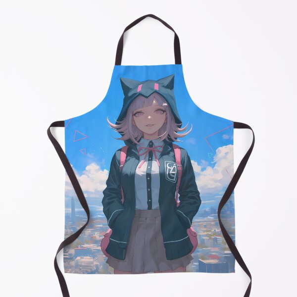 Item preview, Chiaki Nanami Danganronpa Cozy Gamer Girl In Cat Ears Hoodie designed and sold by Tokyonomad.