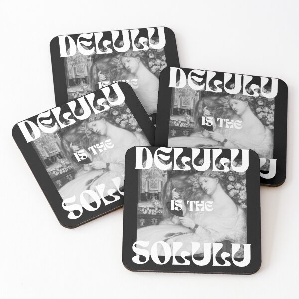 Item preview, delulu is the solulu // black and white vintage aesthetic designed and sold by zlivy.