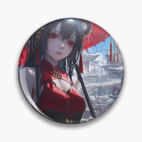 Item preview, Taihou Azur Lane Winter Parasol In Red Dress designed and sold by Tokyonomad.
