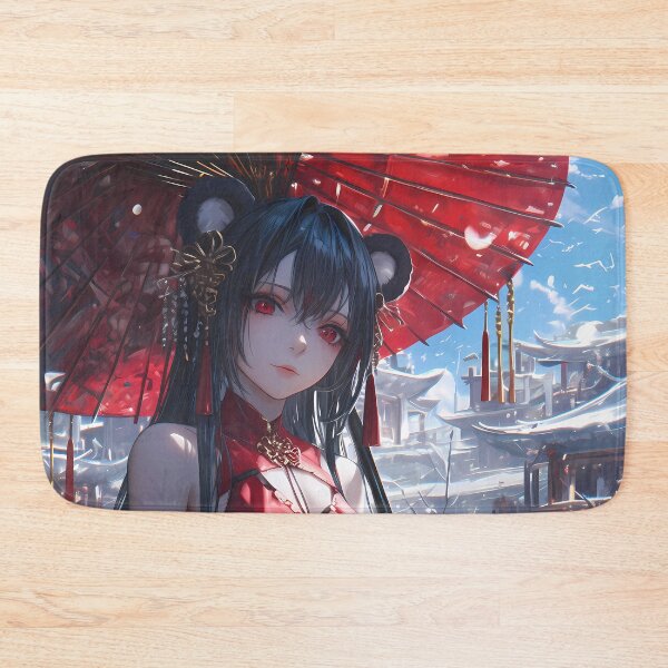 Item preview, Taihou Azur Lane Winter Parasol In Red Dress designed and sold by Tokyonomad.