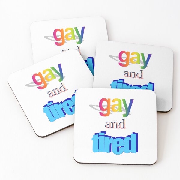 Item preview, gay and tired Wordart designed and sold by WorddArtt.