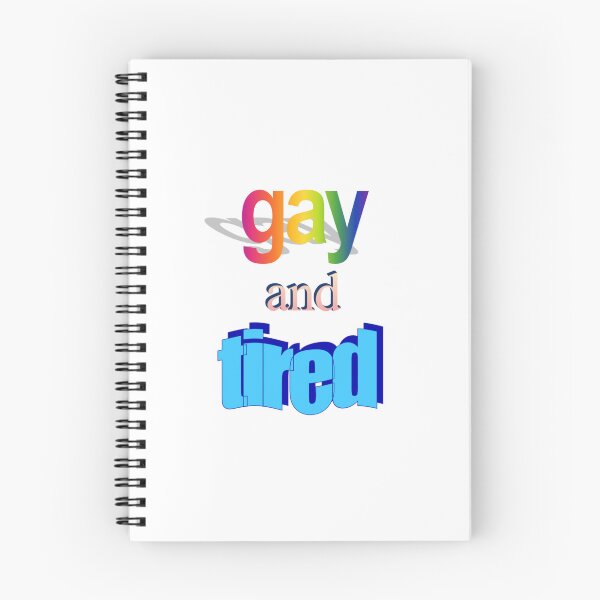 Item preview, gay and tired Wordart designed and sold by WorddArtt.