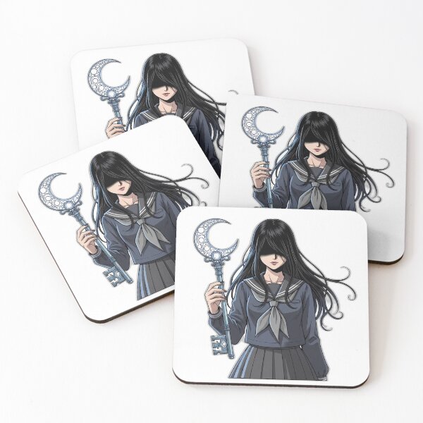 Item preview, Dark Schoolgirl Moon Key designed and sold by IllumeInk.