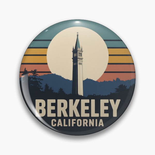 Item preview, Berkeley California: Retro Campanile Sunset designed and sold by CircinusStore.