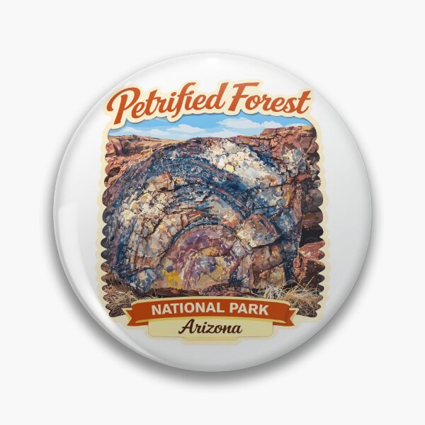 Item preview, Petrified Forest National Park Arizona Retro Design designed and sold by Gideon Emmerich.