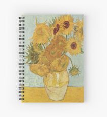 Vincent van Gogh's Sunflowers Spiral Notebook