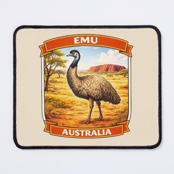 Item preview, Emu - Australia Outback Wildlife designed and sold by Myra365Art.