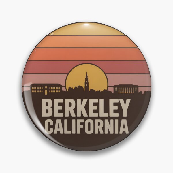 Item preview, Berkeley California: Retro City Sunset designed and sold by CircinusStore.