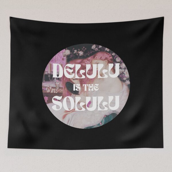 Item preview, delulu is the solulu // retro vintage aesthetic designed and sold by zlivy.