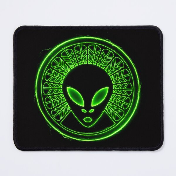 Item preview, Crop circle grey neon designed and sold by MessageToEarth.