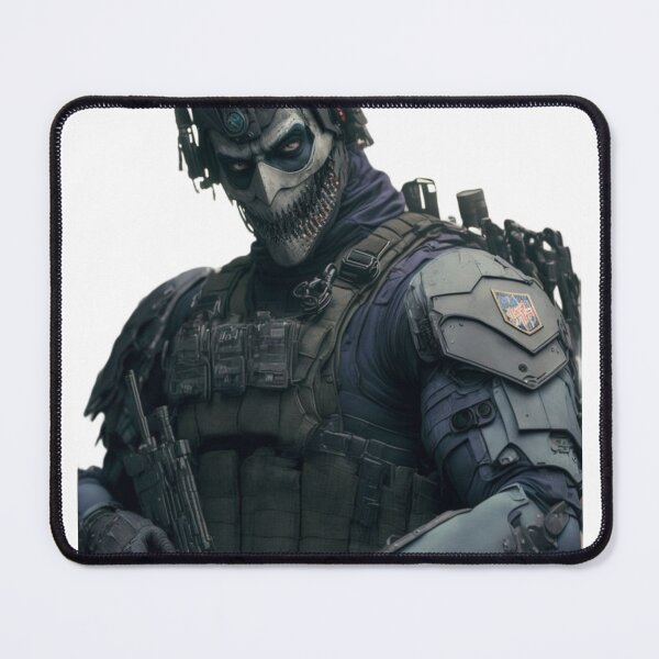 Item preview, Cyber Skull Soldier – Futuristic Tactical Warrior Mask | Dark Sci-Fi Military Art designed and sold by Silent Messages.