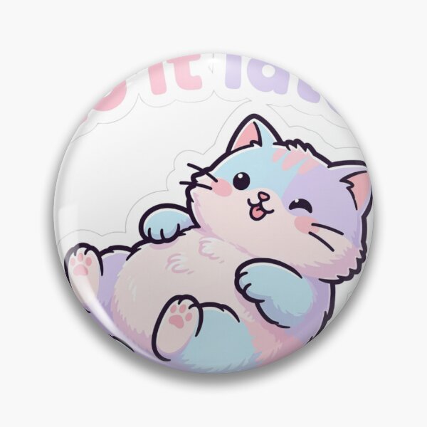 Item preview, Lazy Cat “Do It Later” – Procrastination Humor Sticker designed and sold by ShowOwnCreate.