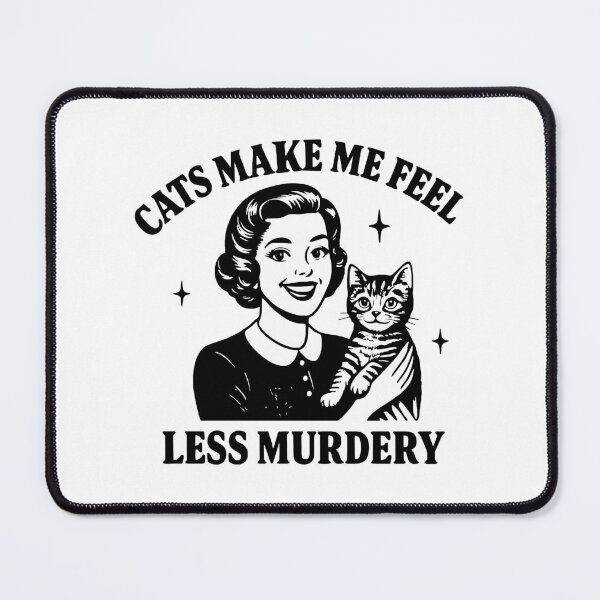 Item preview, Vintage style pin-up murderous housewife | budflux.com designed and sold by Budflux.
