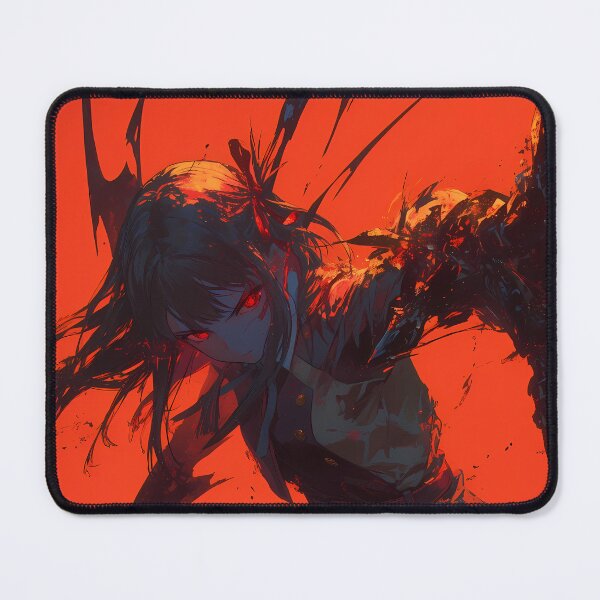 Item preview, Takina Inoue Lycoris Recoil Neon Red Shadow Stare designed and sold by Tokyonomad.